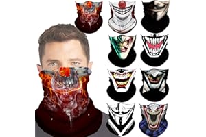 GDLPENGRU Neck Gaiter Face Cover Gator Mask Bandana Scarf Neck Warmer Balaclava Headband Headwear Head Wrap for Outdoors