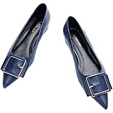 C.Paravano Women's Flats | Pointed Toe Ballet Shoes | Work Shoes for Women | Comfortable Flats