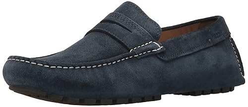 ecco moccasin blue
