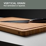 LARHN 3-Piece Carbonised Bamboo Chopping Board Set 34x22/29x19/24x16 cm view 6