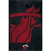 Trends International NBA Miami Heat - Logo 25 Wall Poster, 34L x 22.4W, Unframed Version
