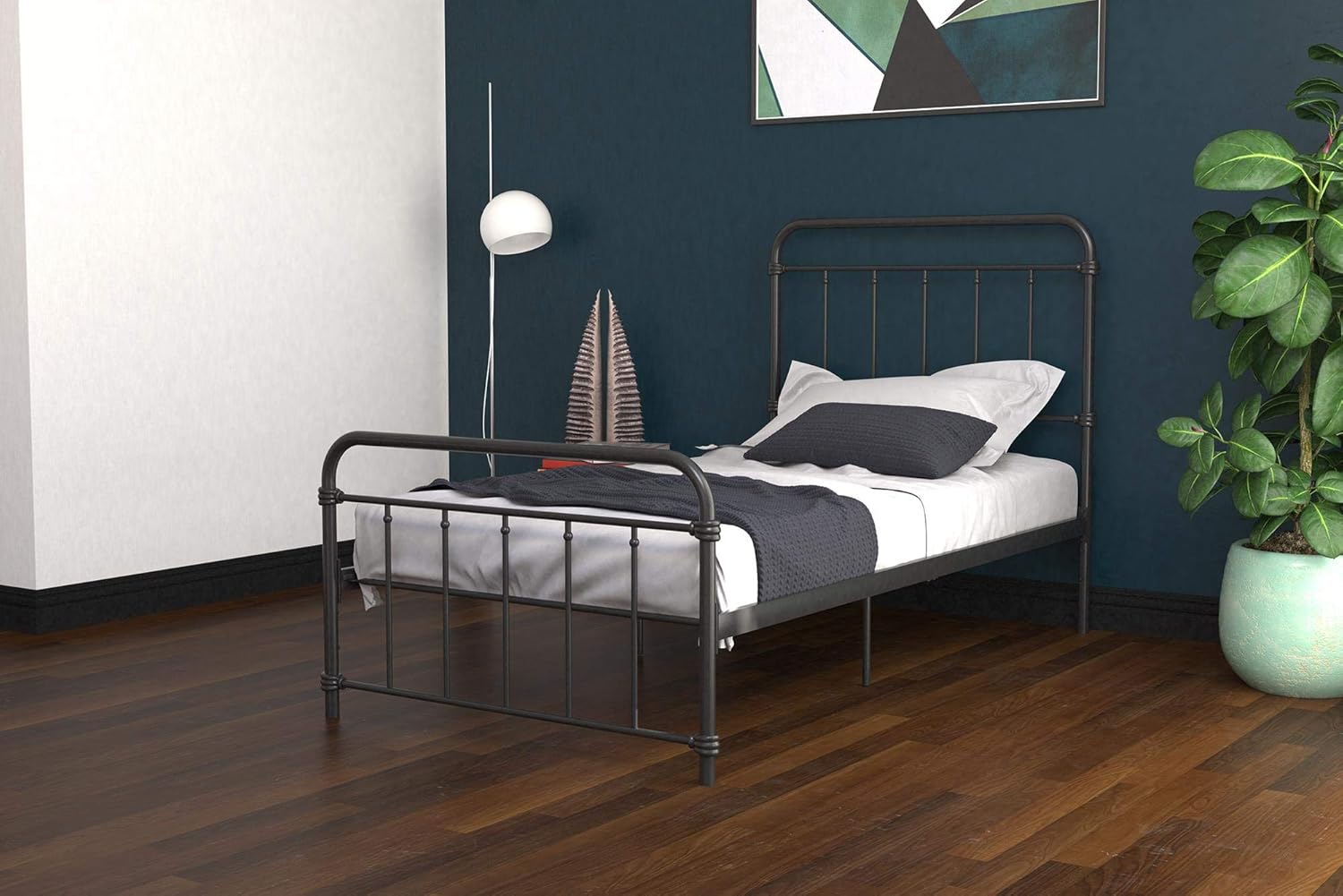 Best Black Metal Headboard Twin