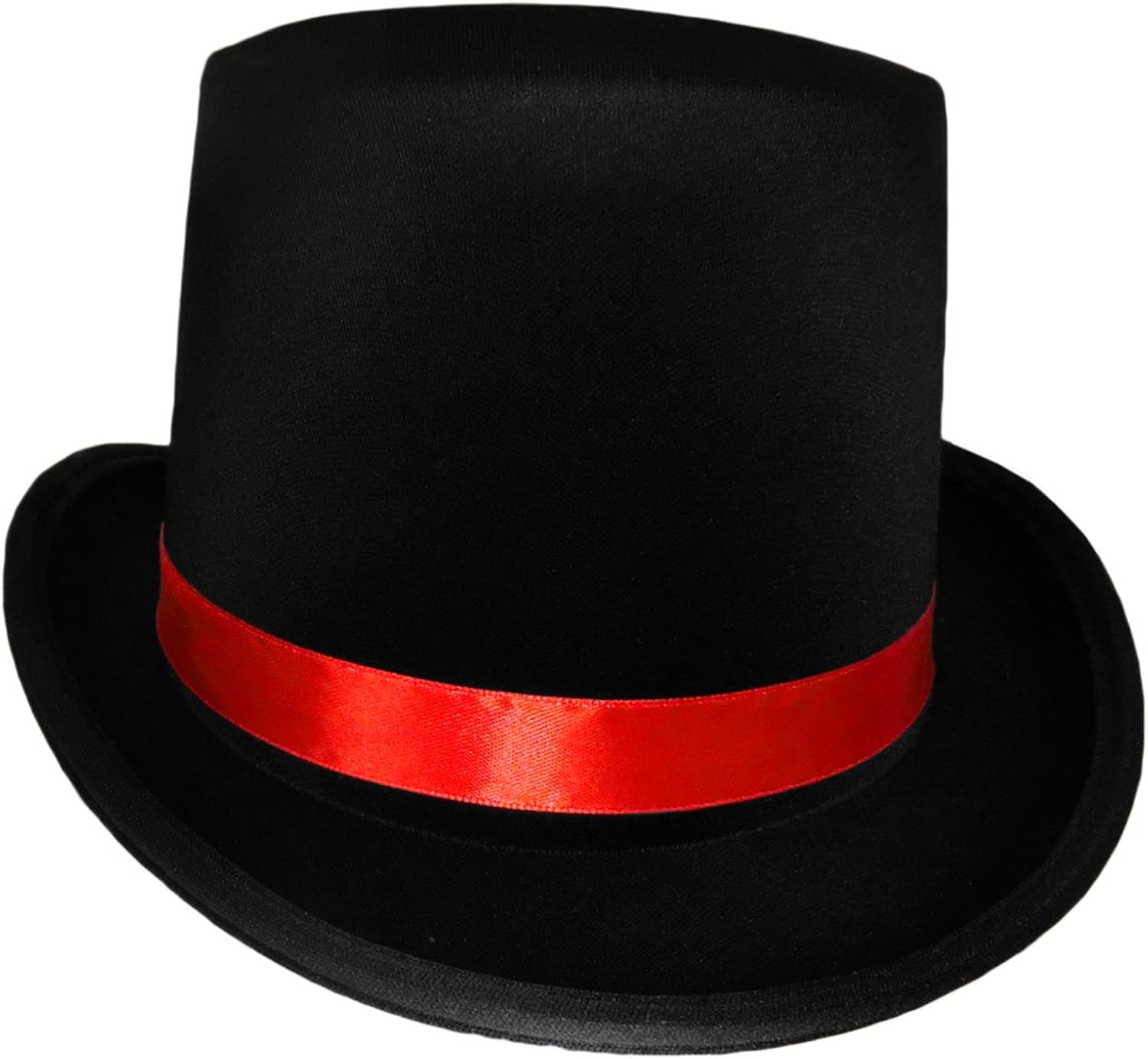 red and black top hat