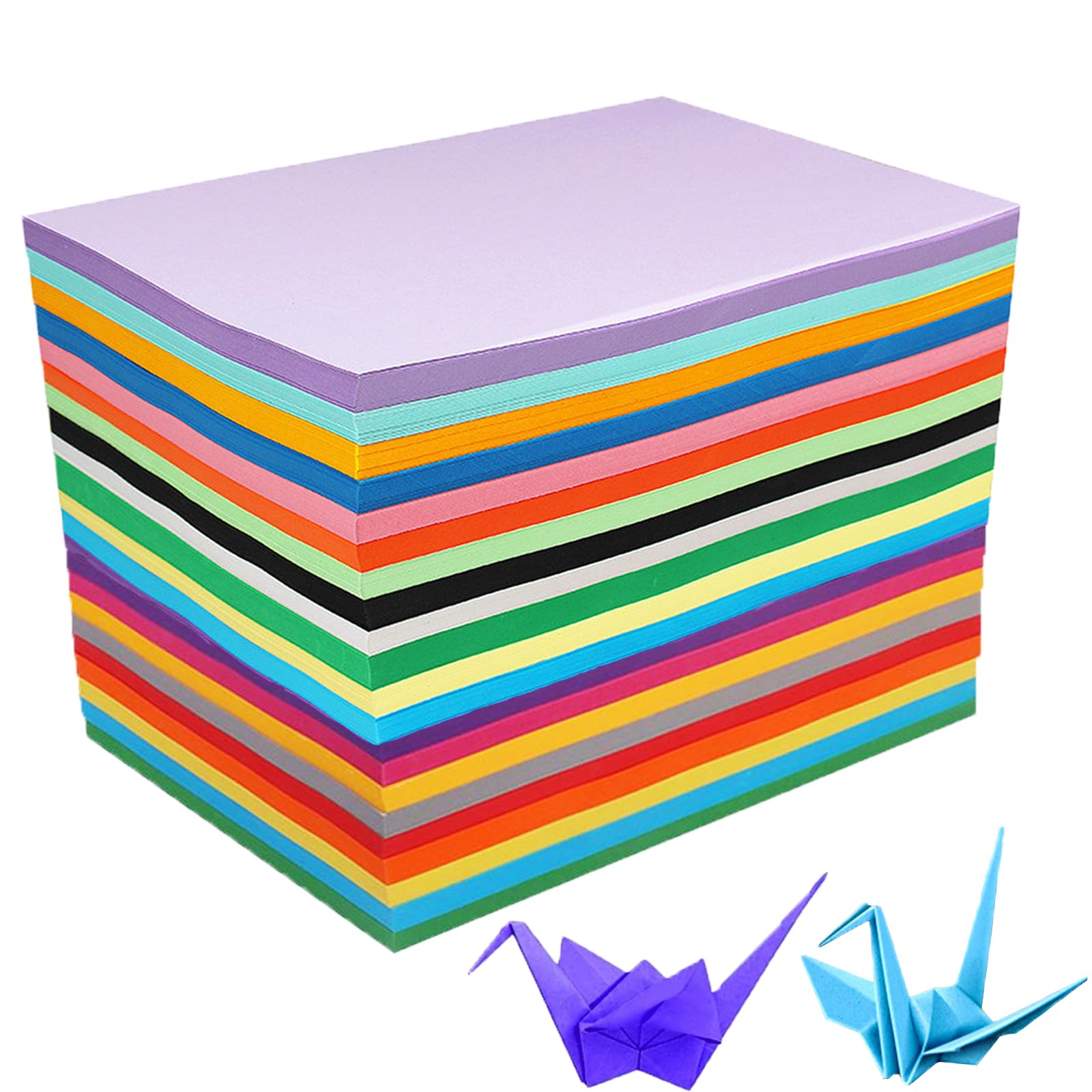 LIEASYKE Coloured Card - A4 Assorted Colours, 100 Sheet Pack, 230gsm, More Fun Crafting Decorating Folding Paper, DIY Arts Handmade Origami