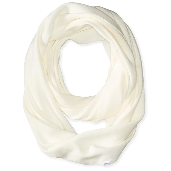 Coal Men's Conrad Eternity Scarf, Creme, One Size