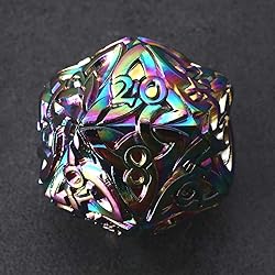 Endless Chaos Dice (Rainbow) D20 Dice with Celtic