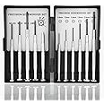 11PCS Small Precision Screwdriver Set, Premium Mini Screw Driver Set Kit, 6 Different Sizes of Flat Head Philips Screwdrivers for Watch, Eyeglasses, Electronics, Repair Box