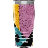Tervis Traveler Disney Nightmare Before Christmas Sally Swirls Triple Walled Insulated Tumbler Travel Cup Keeps Drinks Cold & Hot, 20oz, Stainless Steele