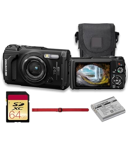 Amazon.com : OM System Tough TG-7 Underwater Camera (Black