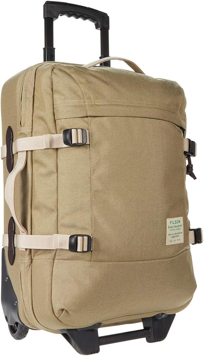 Filson Dryden 2Wheel CarryOn Bag Ducks Unlimited Dry Grass One Size