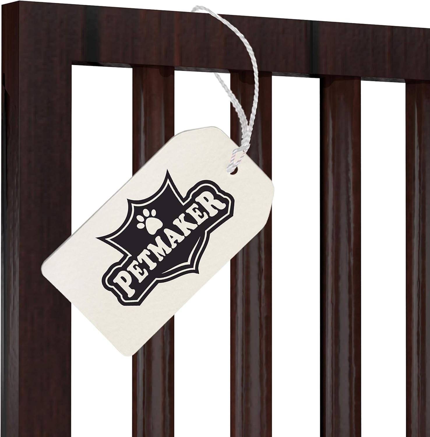 Freestanding Pet Gate 3 Panel Cream : Pet Supplies