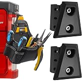 2 Pack Cliptech Holder Fit for ToughBuilt ClipTech Pouch,Packout Tool Pouch Holder Mounts Directly on the Toolbox,Corner Rail clips Including