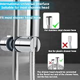 BBLIKE Shower Head Holder 18-25mm Universal Chrome Adjustable Bracket view 4
