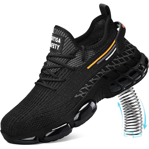 Zapatillas De Seguridad Para Hombre LARNMERN Zapatos De Seguridad