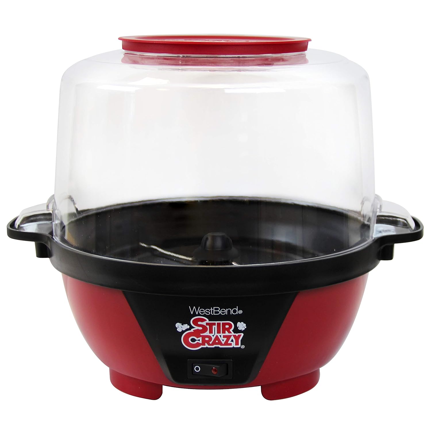 West Bend 82505 Stir Crazy Electric Hot Oil Popcorn Popper Machine with
