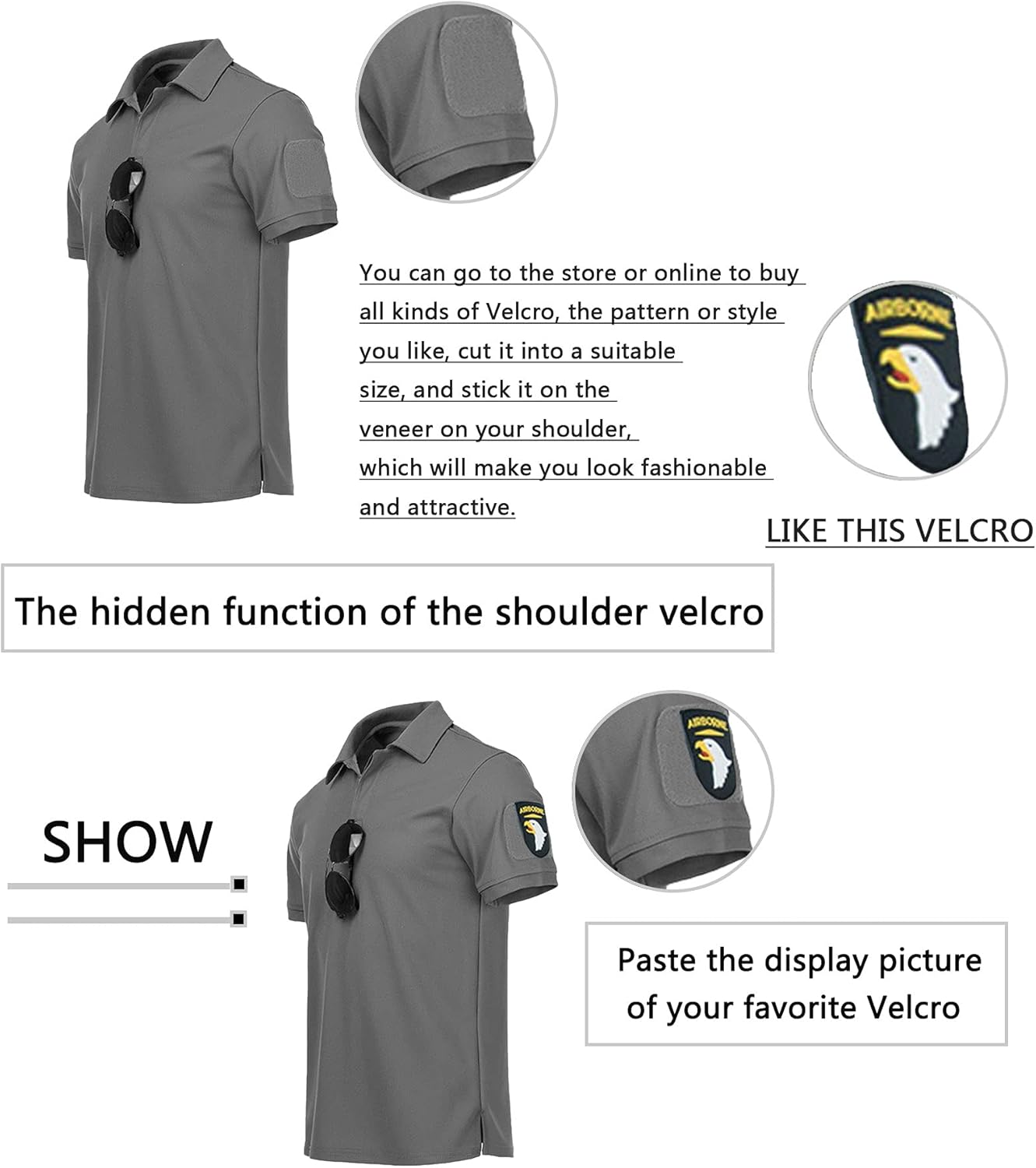 ZITY Mens Polo Shirt Cool Quick-Dry Sweat-Wicking Color Block Short Sleeve Sports Golf Tennis T-Shirt: Clothing