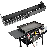 Front Grill Caddy for Blackstone 28/28XL Inch Griddle with One Magnetic Tool Holder, Large Capacity Caddy for Easy Front Acce