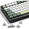 XVX MOA Profile Matcha Panda PBT Dye-Sub Keycaps Set, 143-Key Green & Creamy Keycaps for Mechanical Keyboards (Compatible with 61/64/68/84/87/100/104/108 Cherry MX Switches)