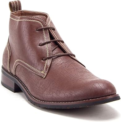 round toe chukka boots