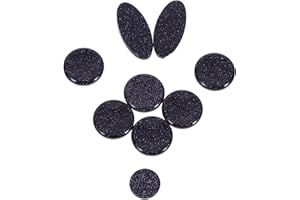 Ipetboom 9pcs Set Iridescent Shell Buttons Sax Key Button for Tenor Saxophone Inlays Easy to Carry