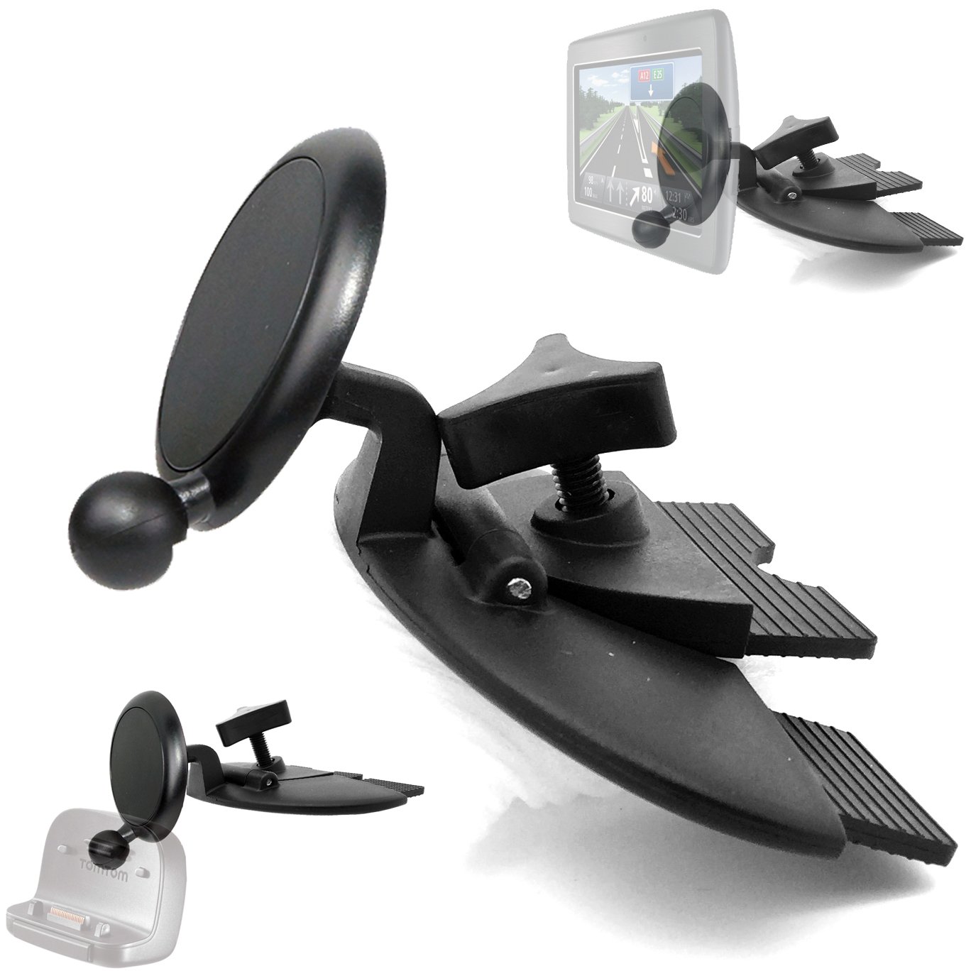 ChargerCity Blade Car DVD/CD Player Slot Mount for TOMTOM