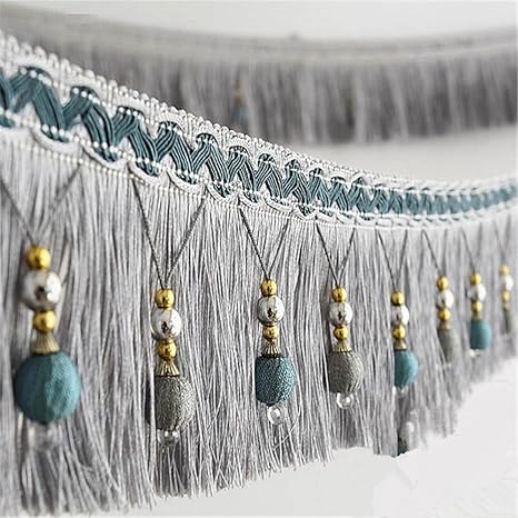 Amazon Com 2yard Briaded Beads Hanging Ball Tassel Fringe