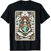 Gaia Greek Goddess Pagan Mother Earth Nature Tarot Card T-Shirt