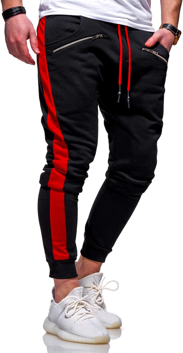 behype. 600361 Men's Long Tracksuit Bottoms Jogging Bottoms Sports