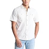 Buffalo David Bitton Mens Short Sleeve Solid Button Down
