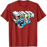 DC Supergirl Logo Character Distressed T-Shirt