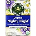 Traditional Medicinals Organic Nighty Night Relaxation Tea (Pack of 1), Promotes a Good Night's Sleep, 16 Tea Bags