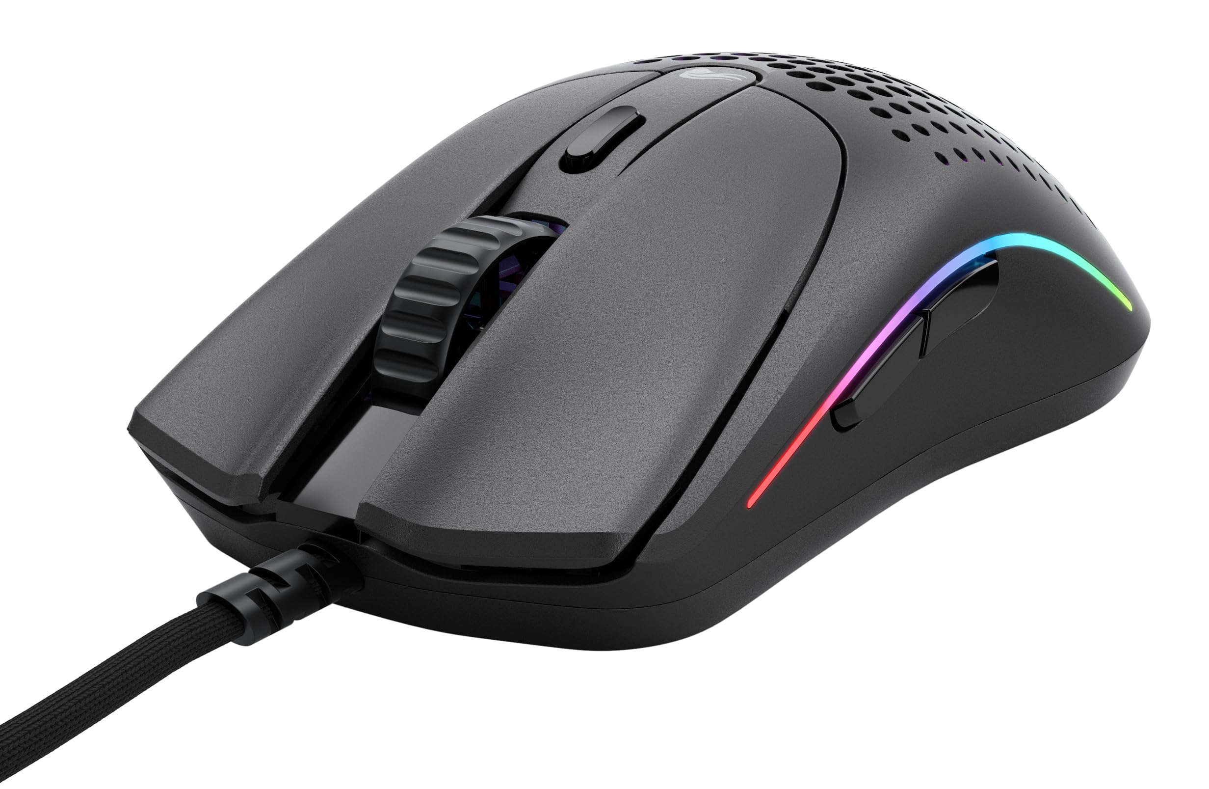 Glorious Gaming Model O 2 Wired Gaming Mouse - 59g Ultralight, FPS, 26,000 DPI, Motion Sync, 80M Click Rated Switches, 6 Programmable Buttons, Ambidextrous, RGB, PTFE Feet - Black