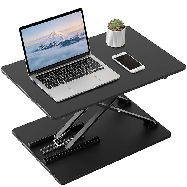 PBUGAC STANDING DESK CONVERTER ADJUSTABLE HEIGHT, 25.16″ ×...