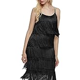 ECDAHICC Women’s Dresses Flapper Dresses 20s Gatsby with All-Over Fringe Mini Dresses