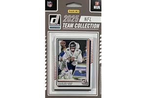 SCORE Chicago Bears 2025 Donruss Factory Sealed 12 Card Team Set Featuring Caleb Williams, Cole Kmet and Rome Odunze with Rated Rookie Cards of Colston Loveland and Luther Burden III Plus