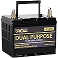 WEIZE 12V 105AH Dual Purpose LiFePO4 Lithium Battery, 1000CCA Group 31 Group 27 GC2 Starter Battery Plus Deep Cycle Performance, Built-in Smart BMS, Perfect for Automotive, Trolling Motor, Marine, RV