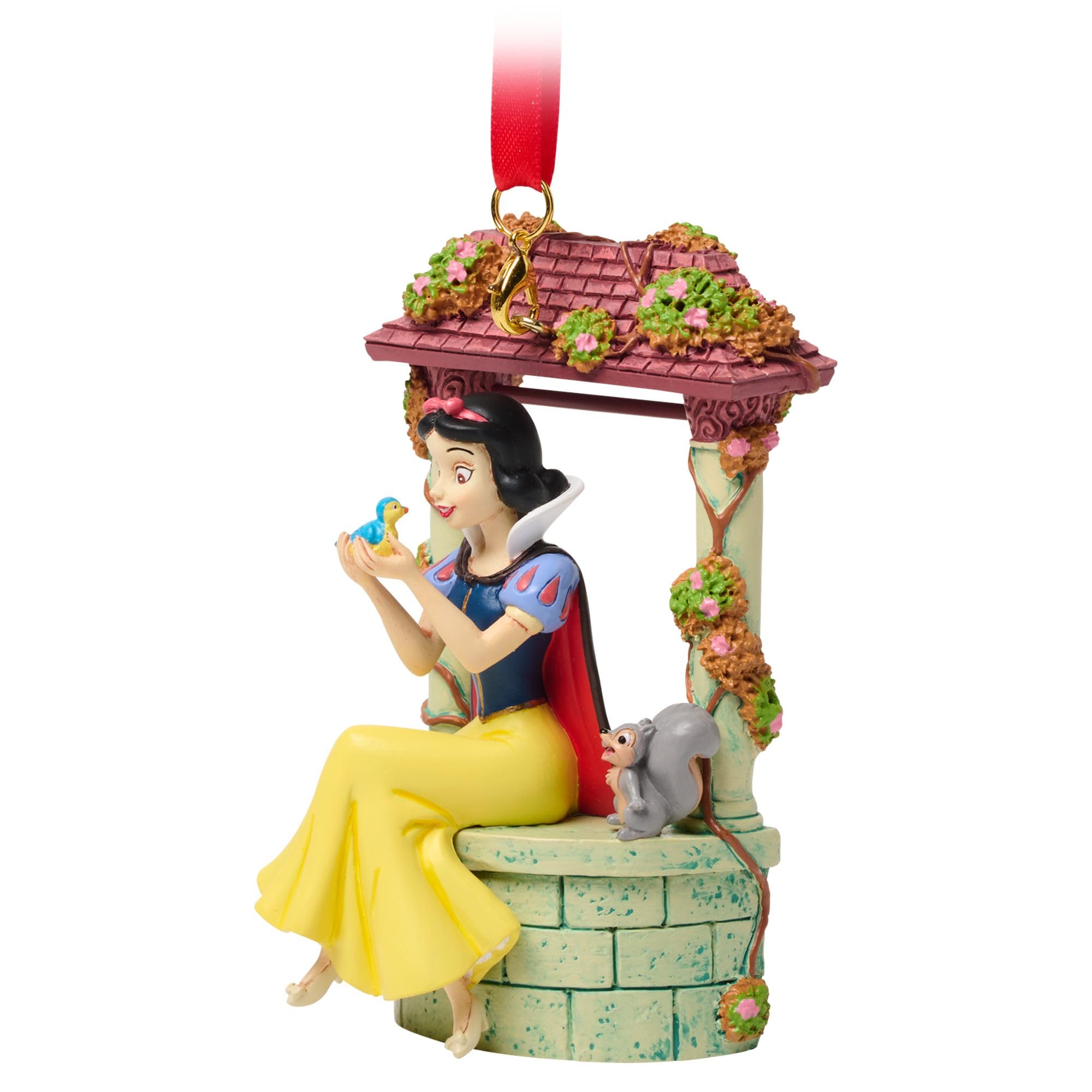 Disney Store Official Snow White Sketchbook Ornament, Christmas Tree Decoration Suitable for Hanging or Freestanding, 10cm / 4"