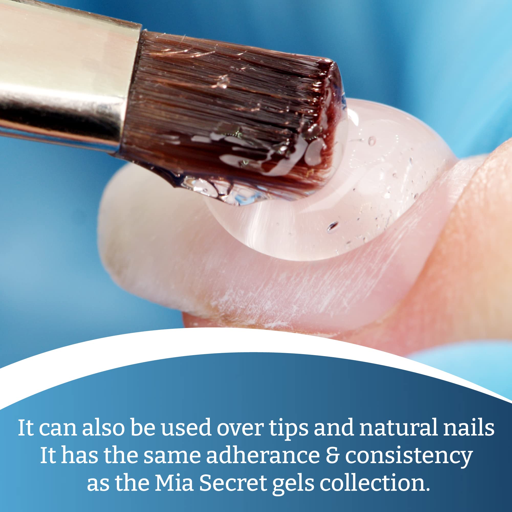 Mia Secret Clear Brush-on Nail Sculpting Gel, 0.5 oz - Biobuilder Clear Builder Gel in a Bottle For Nail Extensions and Natural Nails - Image 6