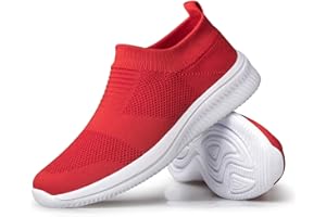 vibdiv Walking Shoes Women Casual Sock Sneakers Lightweight Comfy Breathable Pull-on Zapatillas de Mujer