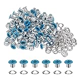 HARFINGTON 100PCS Grommets Eyelets 1/6 Inch