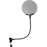 Gator Frameworks Metal Screen Pop Filter with 12.4-Inch Gooseneck (GFW-POPFILTER-MTL)