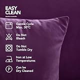 Deconovo Velvet Cushion Covers Set of 2 50x50 cm Purple 20x20 in view 6