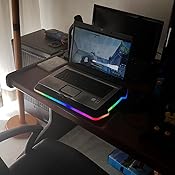 KLIM™ Ultimate + Base de refrigeración para portátiles RGB: Amazon ...