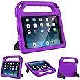 LEDNICEKER Kids Case for iPad Mini 1/2/3/4/5 7.9-inch, Light Weight Shockproof Handle Kickstand Cover for iPad Mini 5th/4th/3rd/2nd/1st Generation, Purple