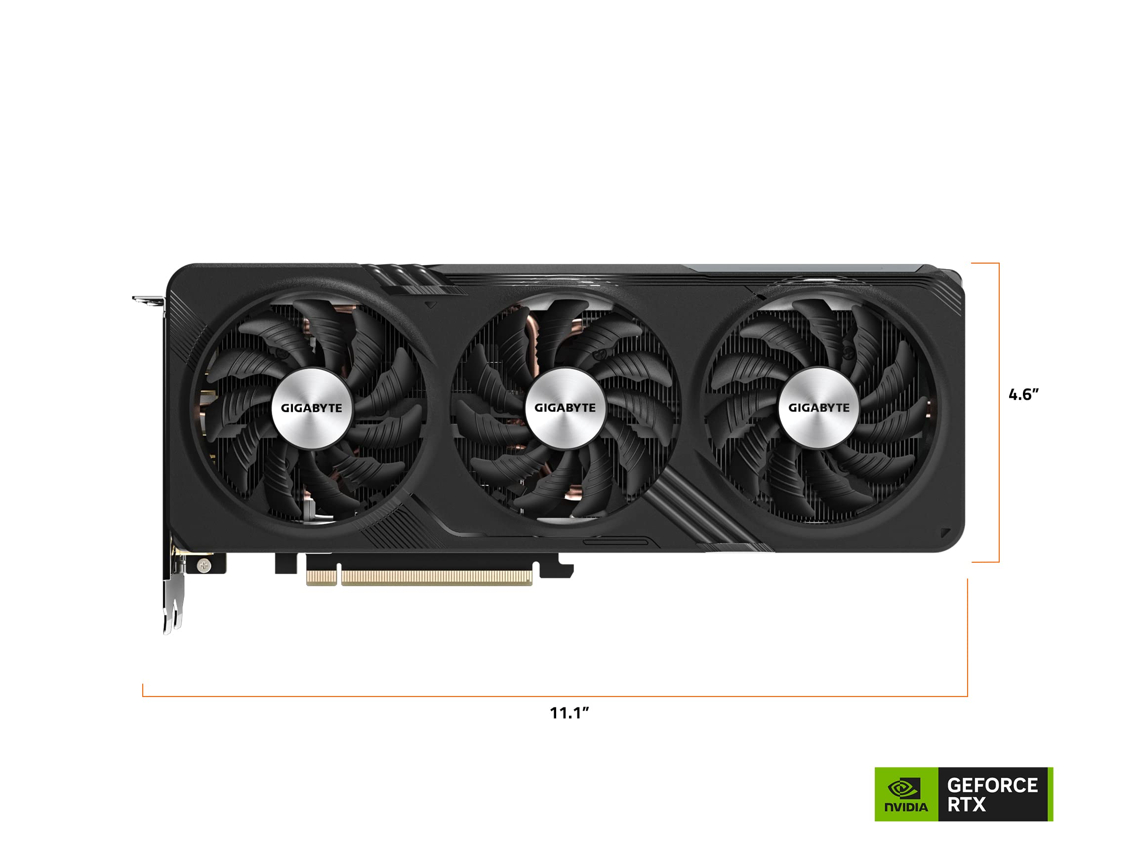 GIGABYTE GV-N406TGAMING OC-8GD GeForce RTX 4060 Ti Gaming OC 8G Graphics Card, 3X WINDFORCE Fans, 8GB 128-bit GDDR6, Video Card