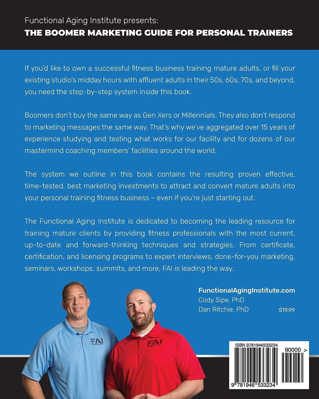 How To Get 50 Boomer Fitness Clients Fast Functional Aging Institute Ritchie Phd Dan Sipe Phd Cody 9781946533234 Amazon Com Books