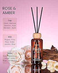 M&SENSE Rose Amber Reed Diffuser: 6.3 fl oz