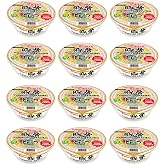 [SAPPORO ICHIBAN] Tonkotsu Ramen Bowl (Donburi) Noodles, No. 1 Tasting Japanese Instant Cup Noodles (2.94 oz x 12 Bowls) (Tonkotsu)