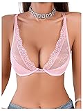 SOLY HUX Women's Sexy Lace Bras Underwire Everyday