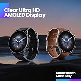 Amazfit GTR 3 Pro Smart Watch 1.45” AMOLED GPS 150+ Modes Alexa Built-in Brown view 3